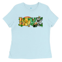 Baby Blue Western love St. Patrick's Day p Ladies Tee - CowGirlArtShop