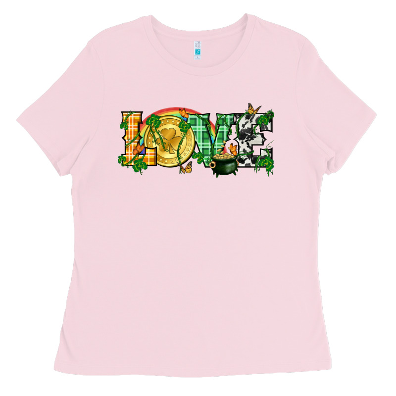 Western Love St. Patrick's Day P Ladies Tee by CowGirlArtShop | Teevron
