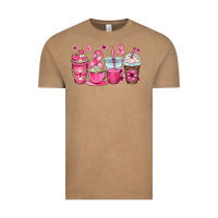 Vintage Coffee breast cancer coffee cups Vintage Tee - OliviaCreatesArt