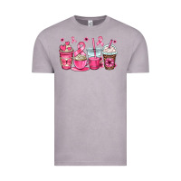 Vintage Zinc breast cancer coffee cups Vintage Tee - OliviaCreatesArt