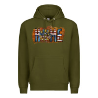 Army Green home america Premium Hoodie - SublimationCraftShop