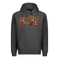 Charcoal Heather home america Premium Hoodie - SublimationCraftShop