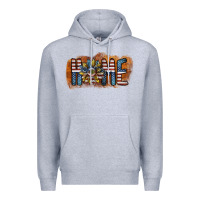 Heather Grey home america Premium Hoodie - SublimationCraftShop