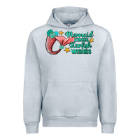 Heather Grey mermaid kisses starfish wishes Urban Hoodie - JahusDesignShop