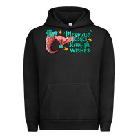 Pigment Black mermaid kisses starfish wishes Urban Hoodie - JahusDesignShop
