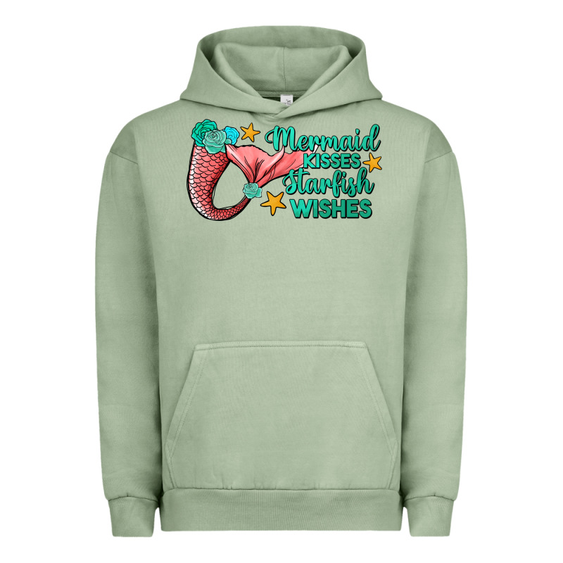 Mermaid Kisses Starfish Wishes Urban Hoodie by JahusDesignShop | Teevron