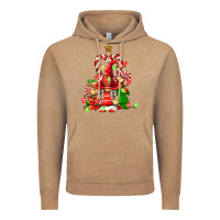 Vintage Coffee christmas  gnomes Vintage Hoodie - FaDigitalArtStudio