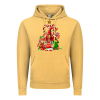 Vintage Mustard christmas  gnomes Vintage Hoodie - FaDigitalArtStudio