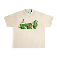 Sandshell Cactus Lover Cactus Coffee Cups Urban Heavy Tee - FaDigitalArtStudio