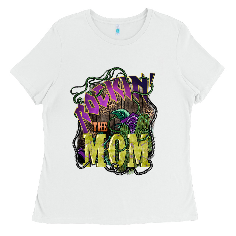Rockin The Mom Mother's Day Ladies Tee by HowdyJamesFarm | Teevron