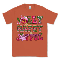 Copper jolly happy joyful pink christmas Classic Tee - CowGirlArtShop