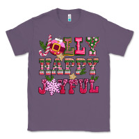 Lavender jolly happy joyful pink christmas Classic Tee - CowGirlArtShop