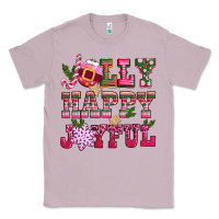 Lilac jolly happy joyful pink christmas Classic Tee - CowGirlArtShop