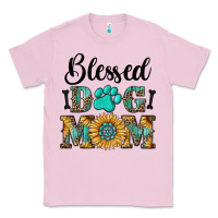 Bubblegum Pink Blessed dog mom Classic Tee - RanaPortraitStore