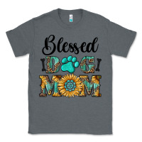 Charcoal Heather Blessed dog mom Classic Tee - RanaPortraitStore
