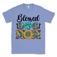 Colony Blue Blessed dog mom Classic Tee - RanaPortraitStore