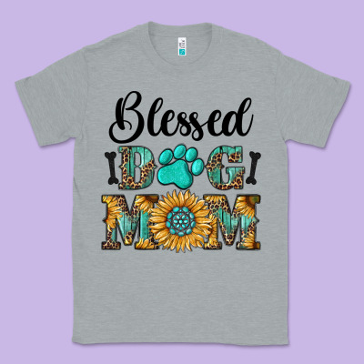 Blessed Dog Mom Classic Tee Designed By Ranaportraitstore