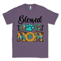 Lavender Blessed dog mom Classic Tee - RanaPortraitStore