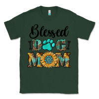 Sports Green Blessed dog mom Classic Tee - RanaPortraitStore