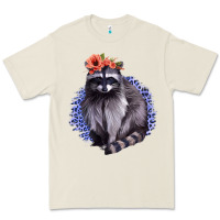Bone Classy But A Little Thrashy Racoon With Flowers Premium Tee - Jasminsmagicworld