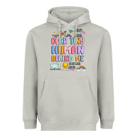 Moon Dust dear tiny human behind me Heavyweight Hoodie - JahusDesignShop