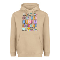 Mushroom dear tiny human behind me Heavyweight Hoodie - JahusDesignShop