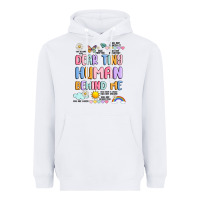 White dear tiny human behind me Heavyweight Hoodie - JahusDesignShop