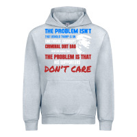 Heather Grey criminal dirtbag anti trump Urban Hoodie - baoMotion