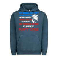 Pigment Midnight Navy criminal dirtbag anti trump Urban Hoodie - baoMotion