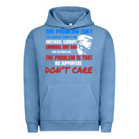 Pigment Pebble Blue criminal dirtbag anti trump Urban Hoodie - baoMotion