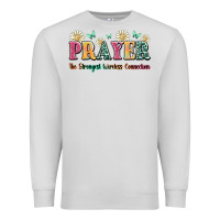 Dove Grey prayer the strongest wireless connection Premium Sweatshirt - JahusDesignShop