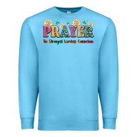 Ocean Blue prayer the strongest wireless connection Premium Sweatshirt - JahusDesignShop