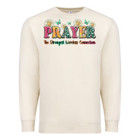 Sandshell prayer the strongest wireless connection Premium Sweatshirt - JahusDesignShop
