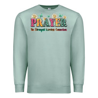 Seafoam prayer the strongest wireless connection Premium Sweatshirt - JahusDesignShop
