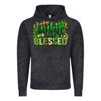 Vintage Black lucky and blessed Vintage Hoodie - FaDigitalArtStudio