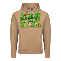 Vintage Coffee lucky and blessed Vintage Hoodie - FaDigitalArtStudio