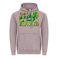 Vintage Zinc lucky and blessed Vintage Hoodie - FaDigitalArtStudio