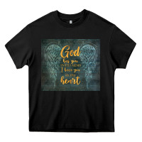 Black i have you in my heart Heavy Core Tee - TumblerDesignByShophia