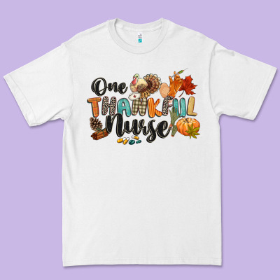 One Thankful Nurse Premium Tee Designed By Cowgirlartshop