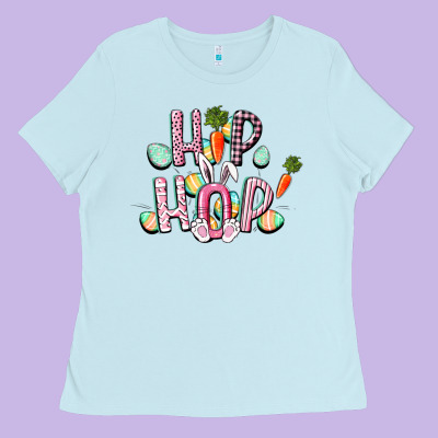 Hip Hop Easter Ladies Tee Designed By Cowgirlartshop