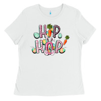 White Hip hop Easter Ladies Tee - CowGirlArtShop
