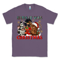 Lavender herd it was christmas Classic Tee - CowGirlArtShop