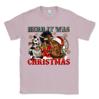Lilac herd it was christmas Classic Tee - CowGirlArtShop