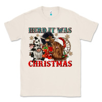 Natural herd it was christmas Classic Tee - CowGirlArtShop