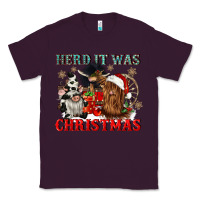 Plum herd it was christmas Classic Tee - CowGirlArtShop
