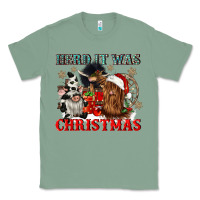 Sage herd it was christmas Classic Tee - CowGirlArtShop