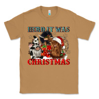 Toasted Coconut herd it was christmas Classic Tee - CowGirlArtShop