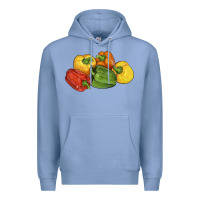 Colony Blue Peppers Premium Hoodie - LillyAllenDesigns