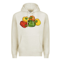 Oatmeal Heather Peppers Premium Hoodie - LillyAllenDesigns