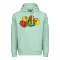 Seafoam Peppers Premium Hoodie - LillyAllenDesigns